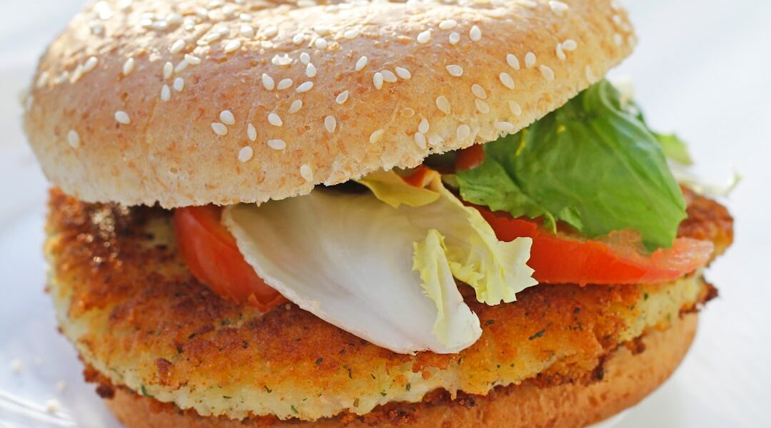 Photo Plant-based burger