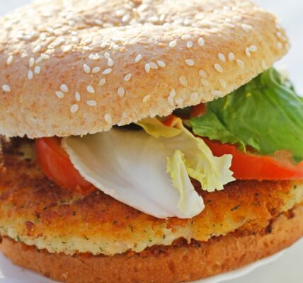 Photo Plant-based burger