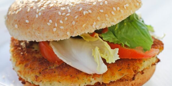 Photo Plant-based burger
